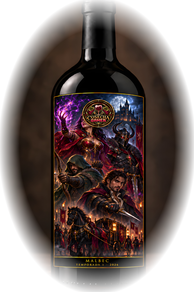 Botella de Cosecha Gamer Malbec · Temporada 1