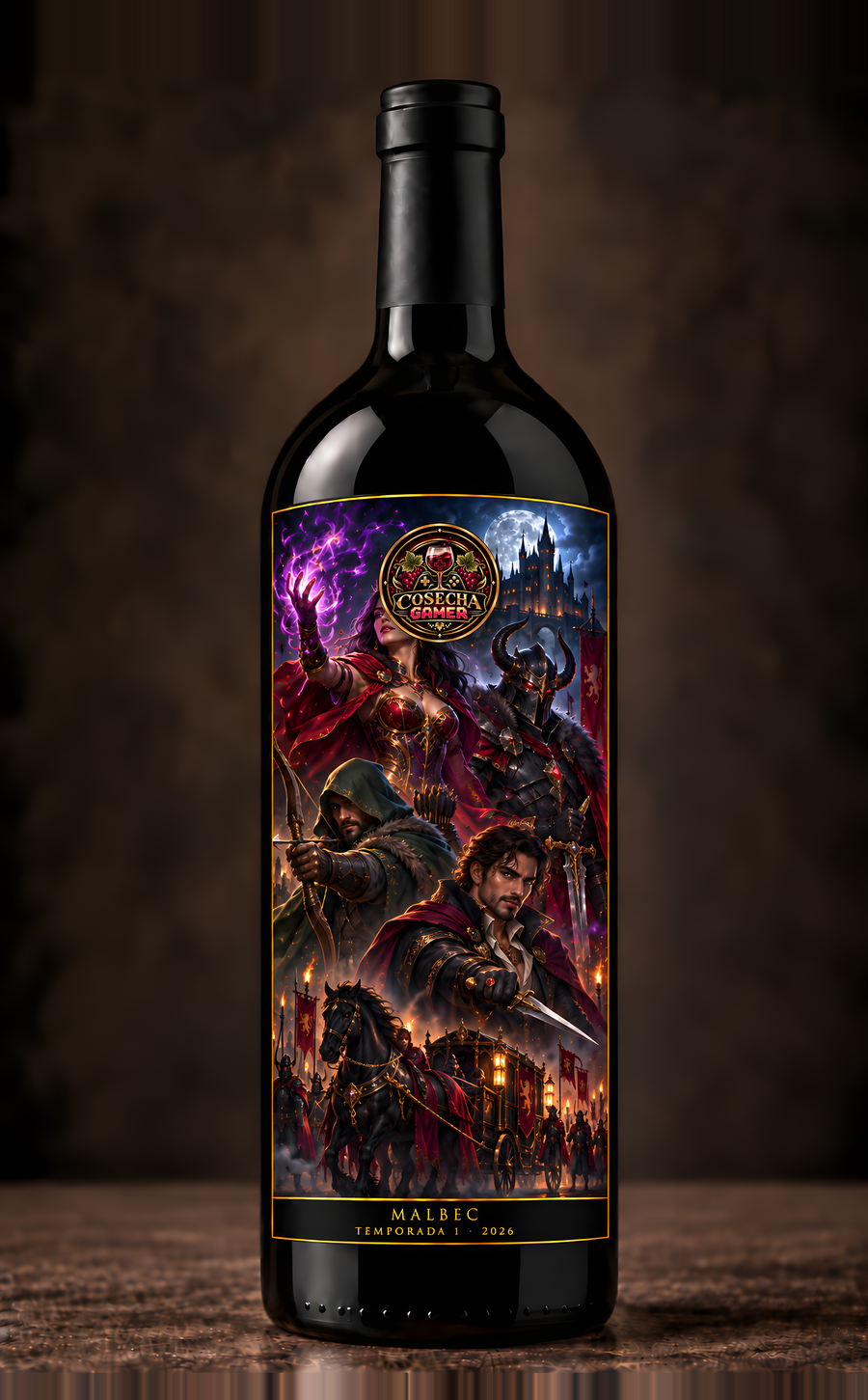 Botella de Cosecha Gamer Malbec · Temporada 1